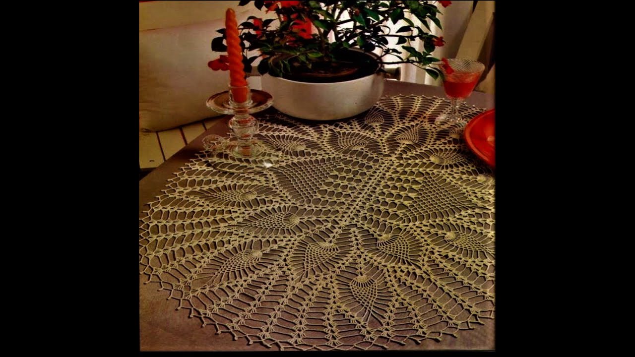 TAPETE OVALADO DE PIÑAS. TUTORIAL. PASO A PASO. Primera Parte