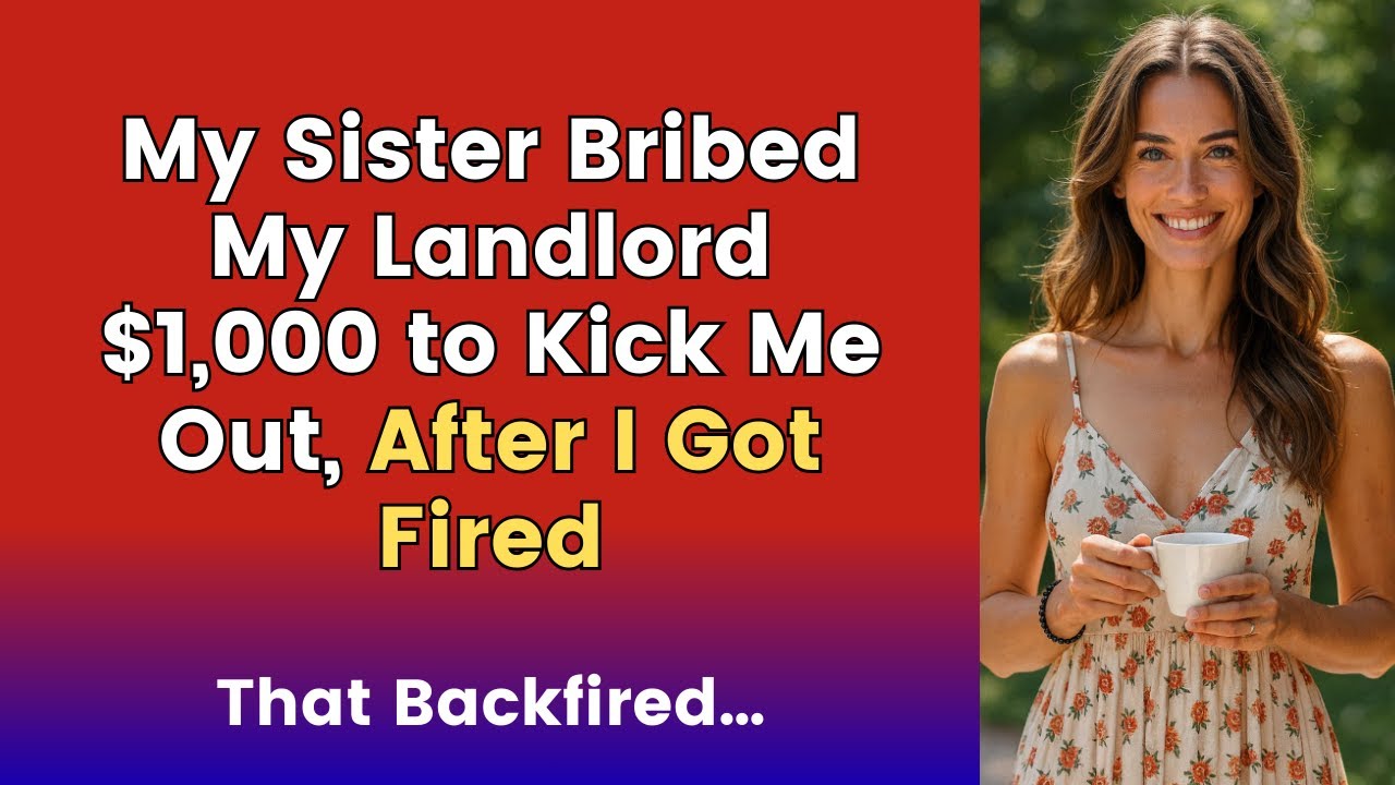 My Sister Bribed My Landlord $1,000 to Kick Me Out, After I Got Fired—That Backfired…#relatos