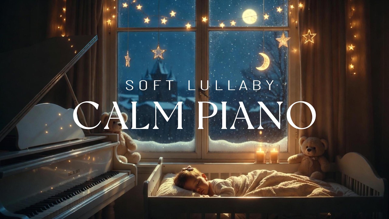 Baby Sleep Music 🌙 1 Hour Moonlight Lullaby | Calm Piano Bedtime