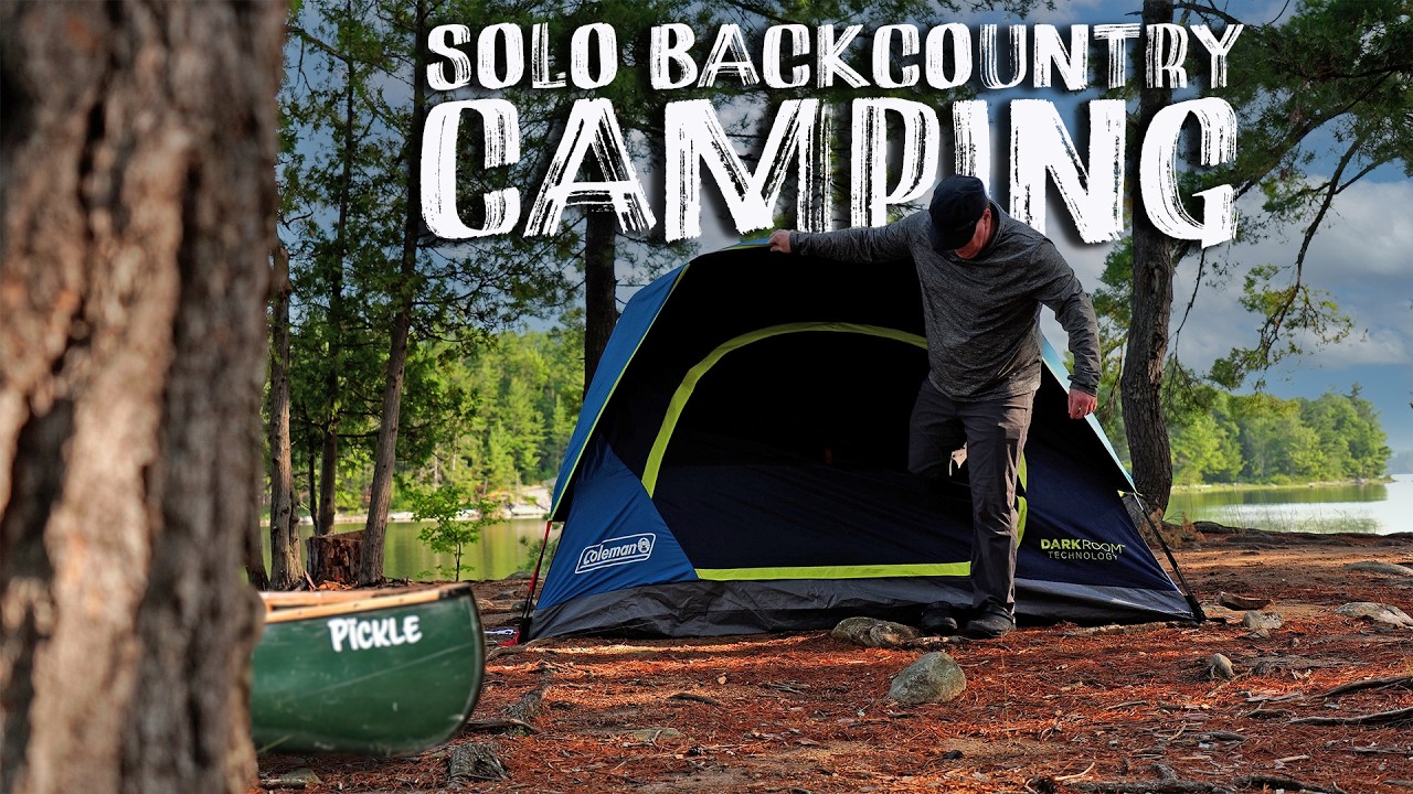 SOLO Backcountry Camping on a Tiny Island