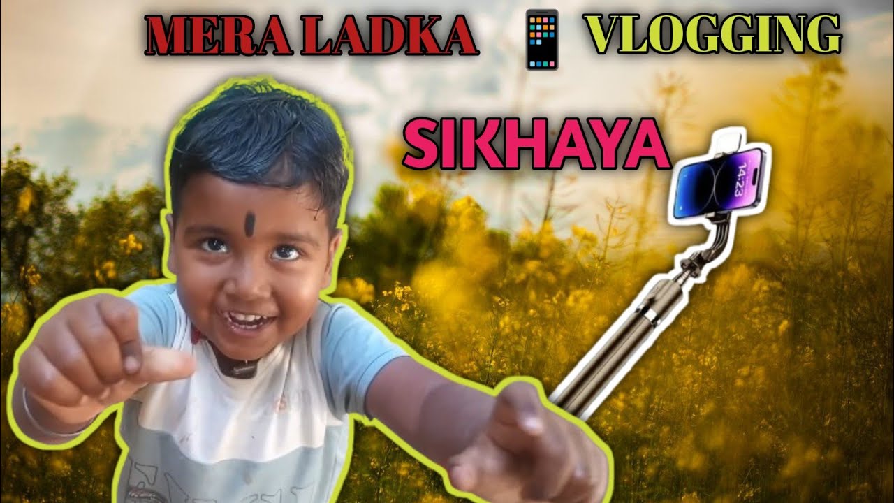 Mera Ladka Merico Vlogging Sikhaya/