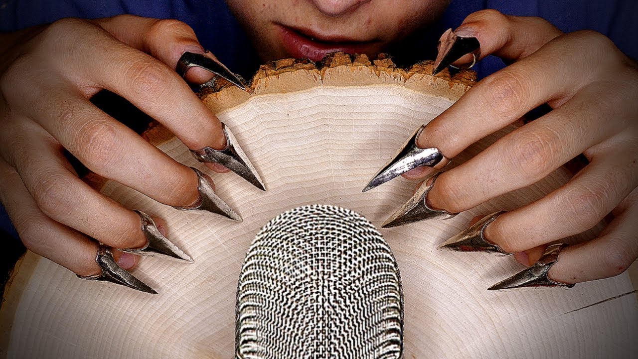 ASMR Wood Tapping & Scratching with CLAWS (Sleep-Inducing)