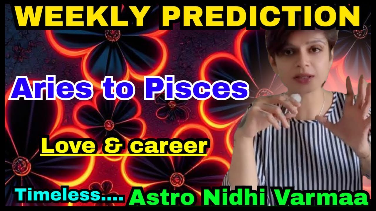 🔮WEEKLY PREDICTIONS⭐️Aries to Pisces 🌻#hinditarot #foryou #weeklyhoroscope (timestamp in comments)