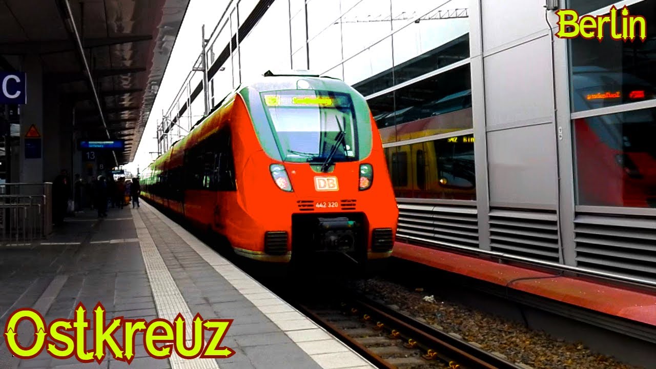 Станция Ostkreuz : Берлинская городская электричка и Regionalbahn