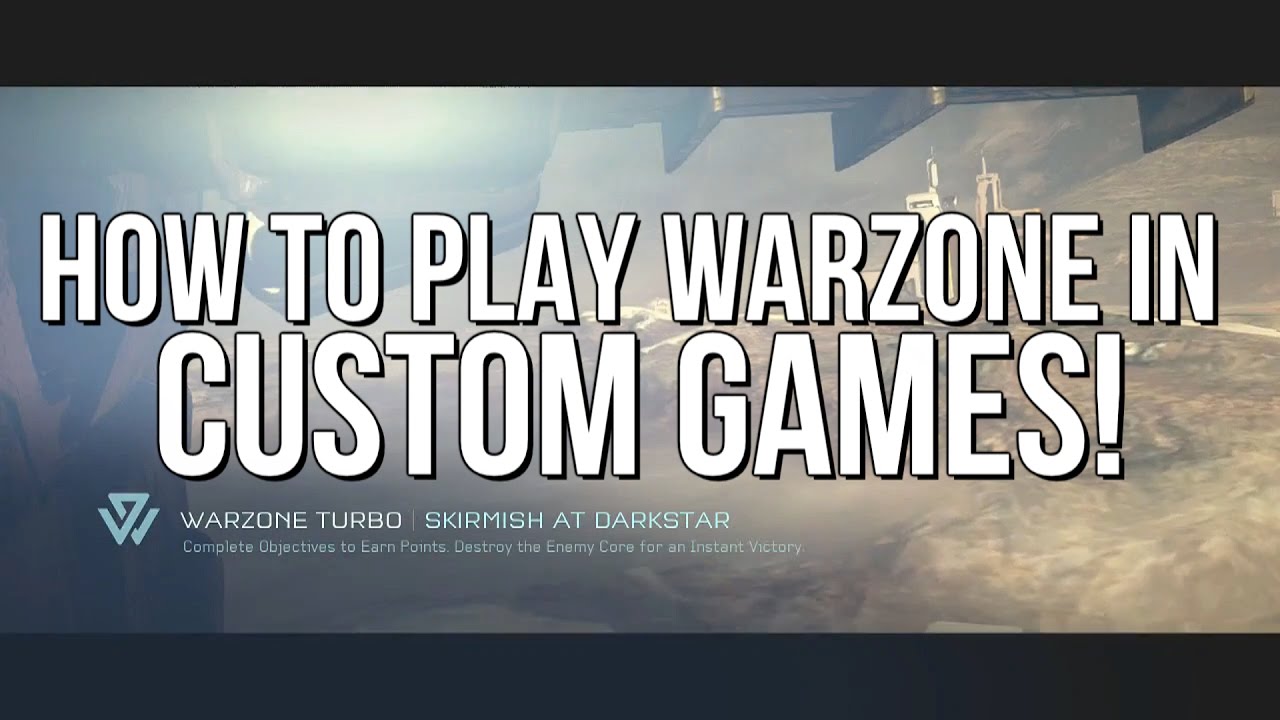 Halo 5 - HOW TO PLAY WARZONE IN CUSTOM GAMES (Tutorial)