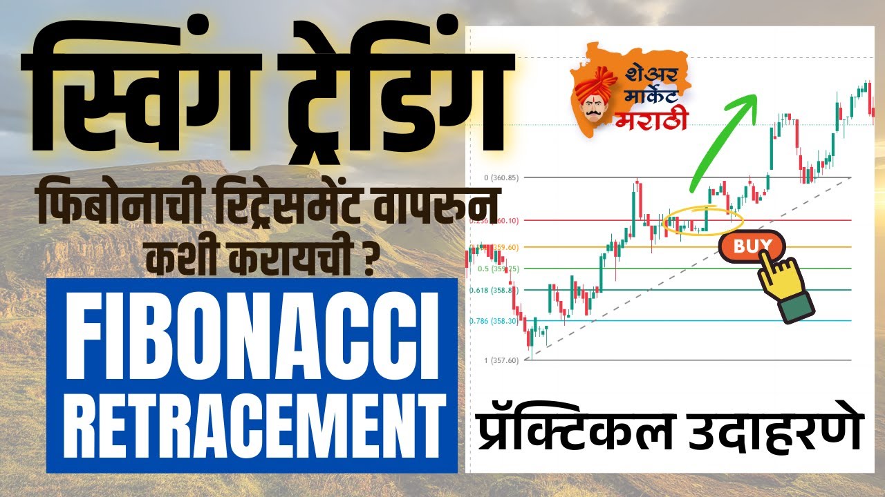 161. swing trading using fibonacci retracement strategy for regular income in share market marathi