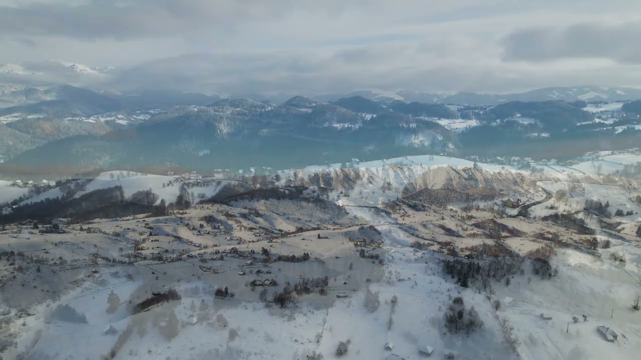 Winter in Fundata, Romania