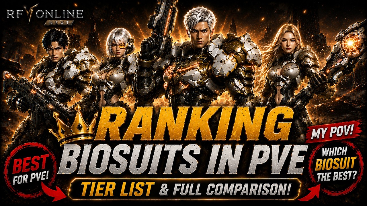 RF Online NEXT: Ranking Every Biosuit for PvE (My Honest Tier List)