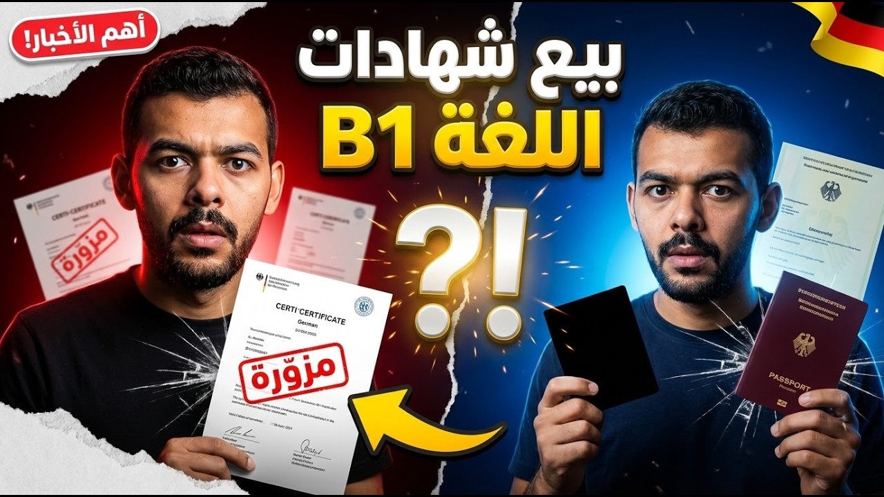 أهم أخبار ألمانيا 🇩🇪 | الجنسية الألمانية بدون شهادة لغة؟ بيع شهادات B1!
