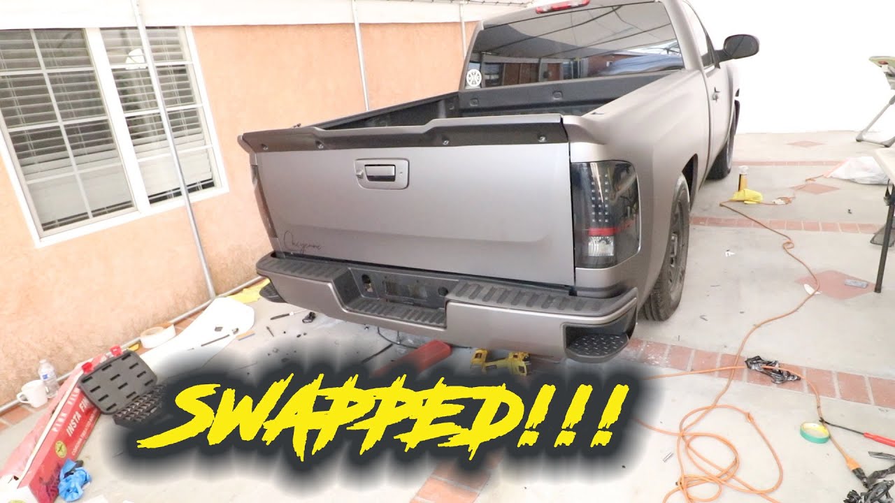 2014 BUMPER SWAP ON A 07-13 SILVERADO
