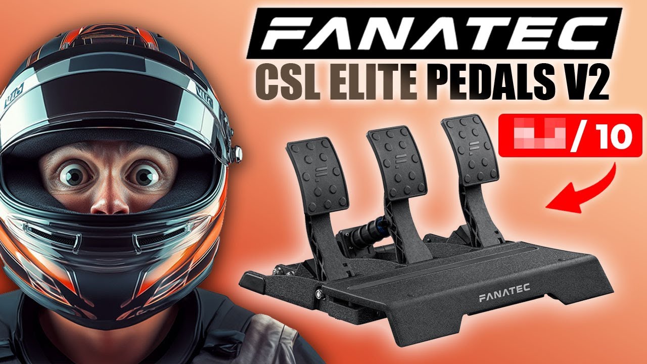 Fanatec CSL Elite Pedals V2 : Le meilleur pédalier en 2025 !? Test & Avis