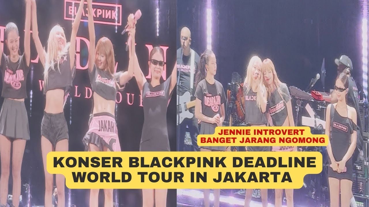 BLACKPINK DEADLINE WORLD TOUR IN JAKARTA Полный концерт, Jennie Calm и Slay 💃💅