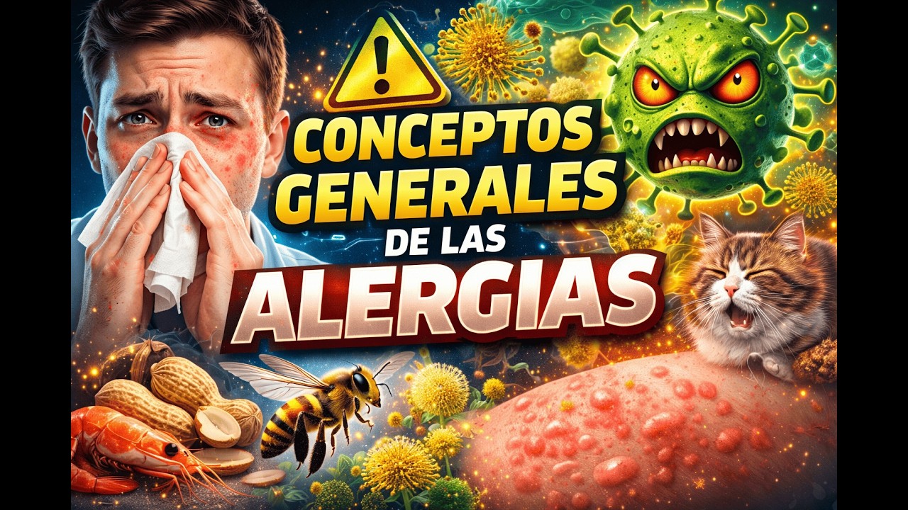 ALERGIAS Explicadas Fácil: Conceptos Generales Que DEBES Entender 🤧🌼