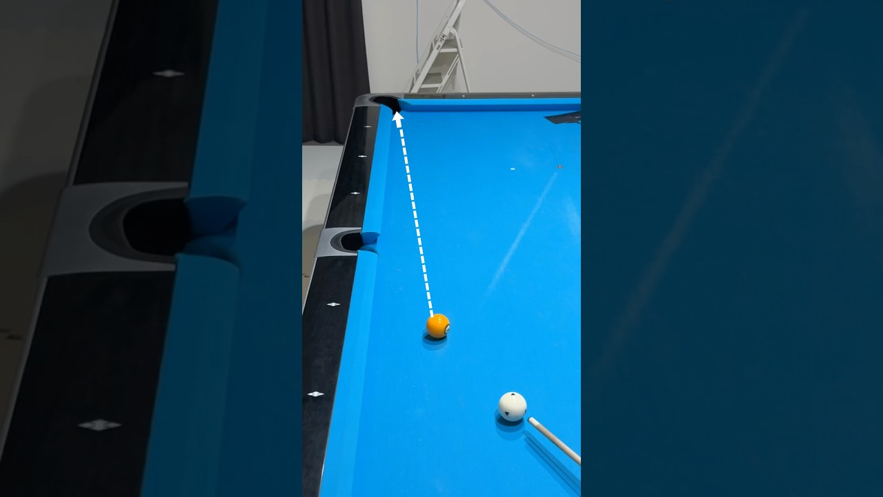 厚みの狙い方 #ビリヤード #8ballpool #billiard #9ball #fyp
