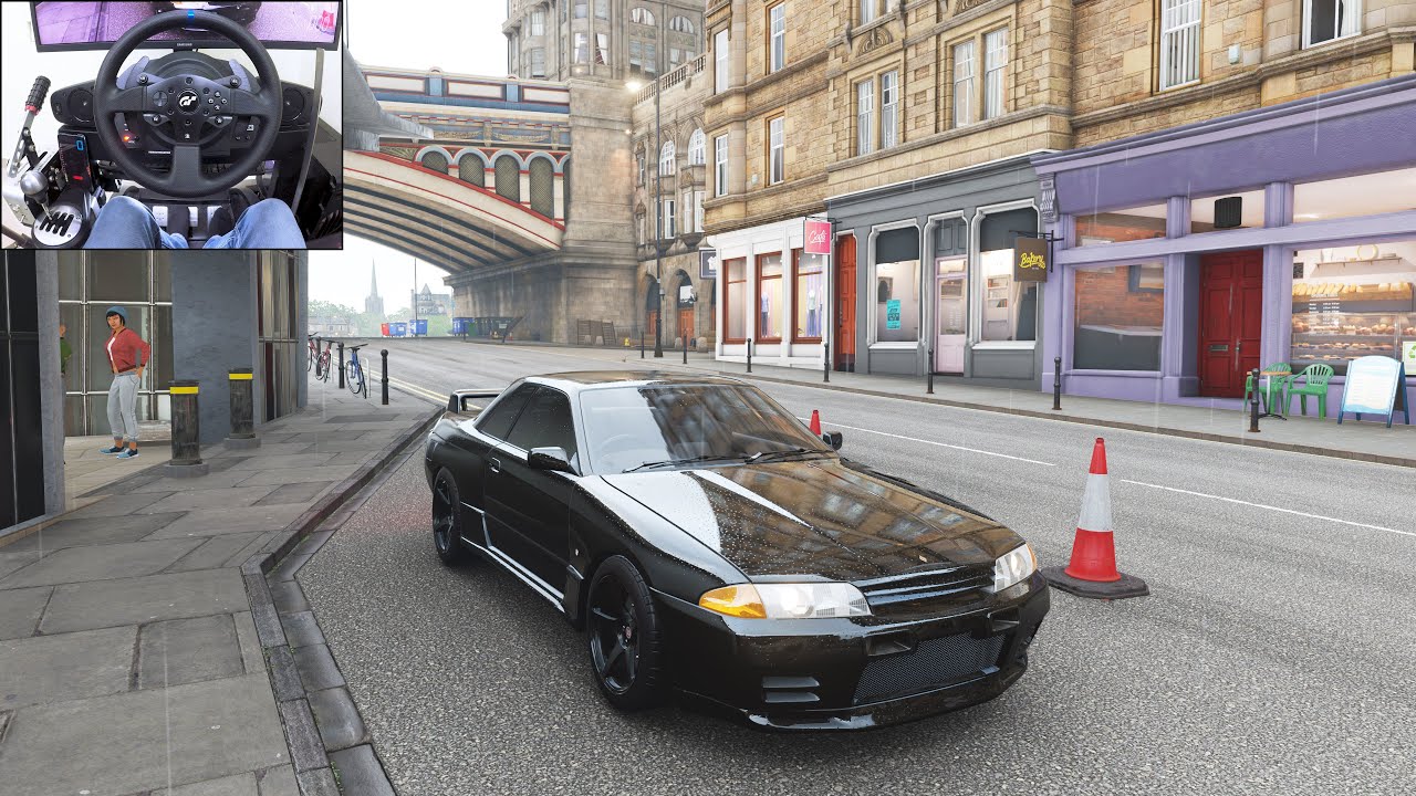 600HP Nissan Skyline R32 GTR - Forza Horizon 4 | Thrustmaster T300RS