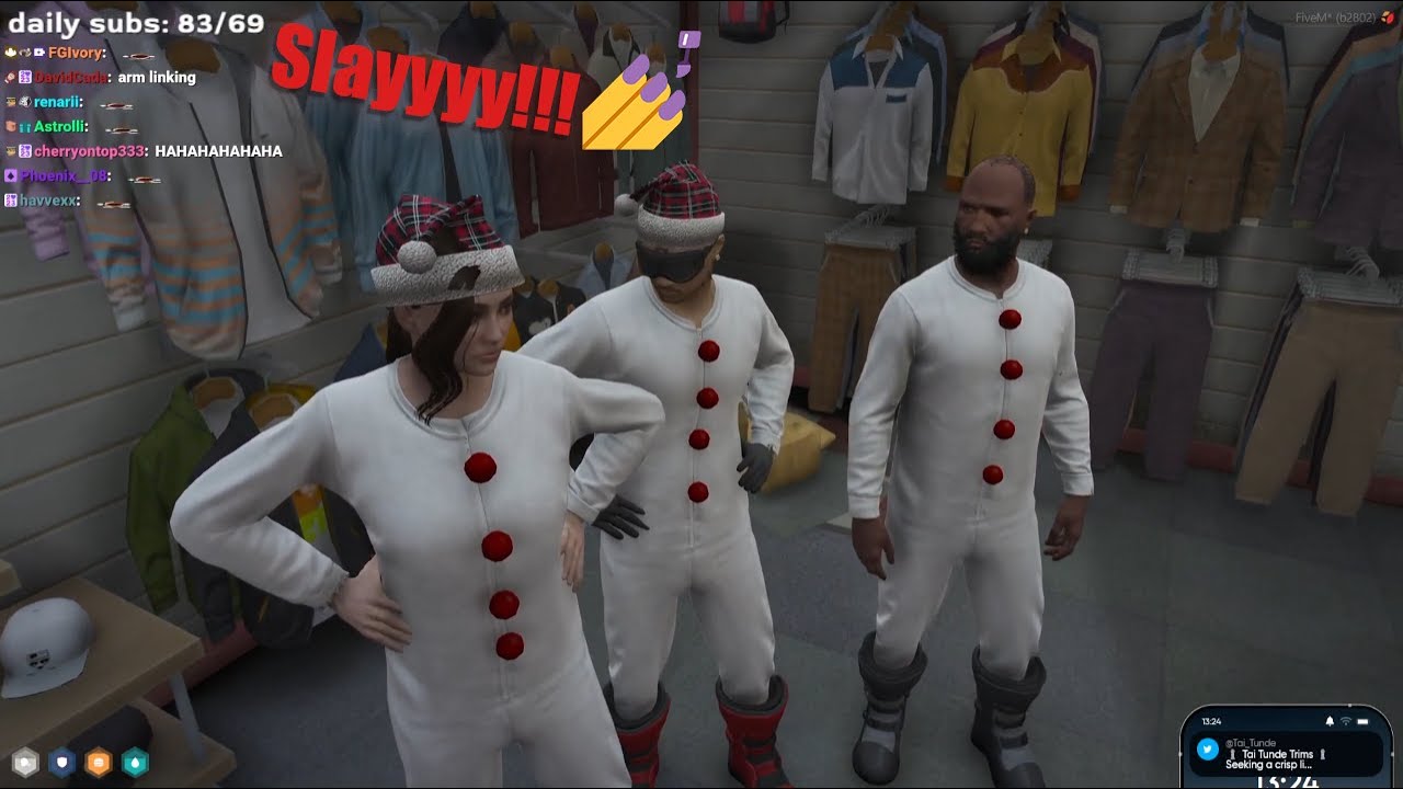 Fanny Forces 4Head and Ming to Wear MATCHING PJs with Her  |  GTA RP NoPixel 4.0