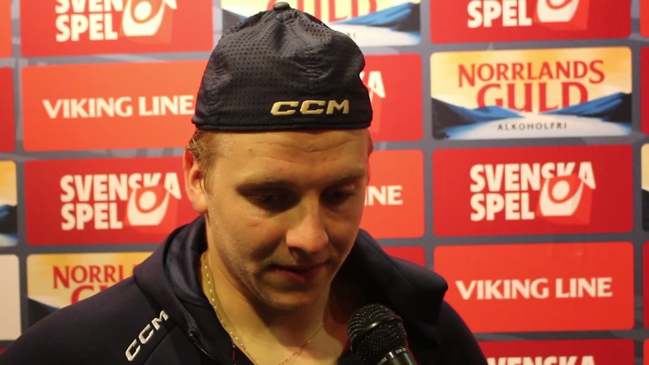 251115 Intervju med Felix Öhrqvist, SSK, efter matchen mot AIK