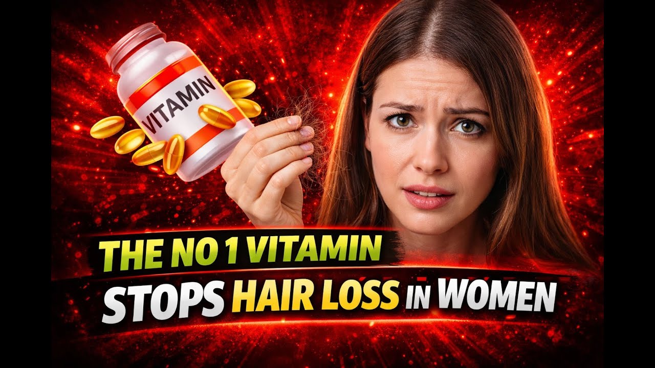 The NO 1 Vitamin STOPS HAIR loss in Women