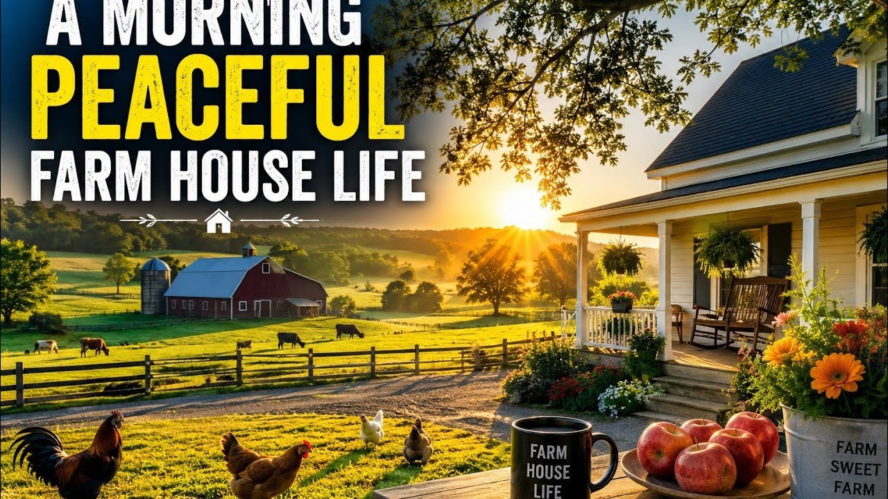 Peaceful Morning Farmhouse Life 🌅 | 