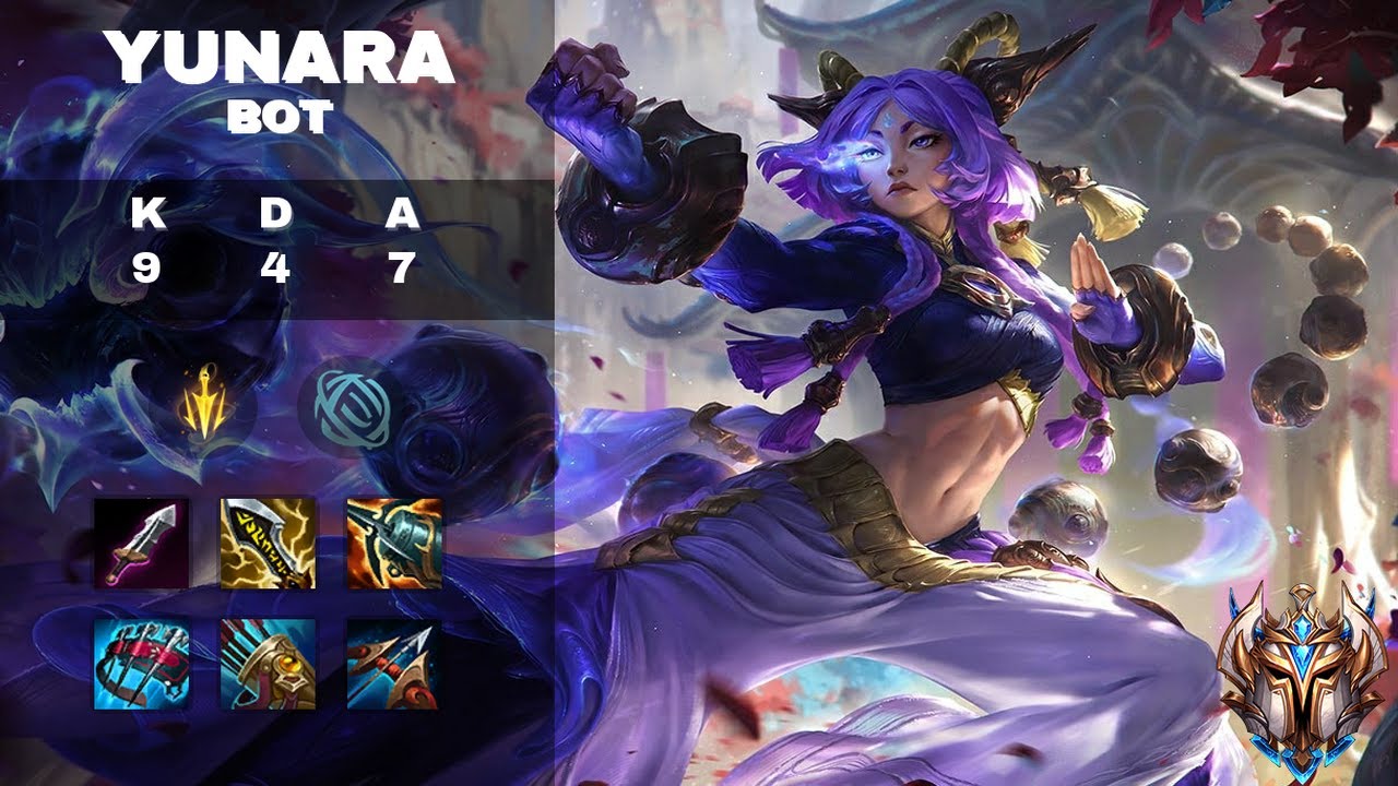 Bot Yunara vs Caitlyn | LANE GAP - Challenger League of Legends Replay