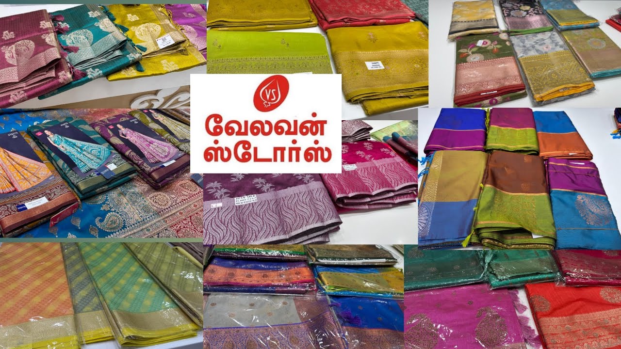 Velavan Stores Pongal New Arrivals|Printed Kalamkari|Viscose|Tussar|Banarasi|Chander Silk Sarees