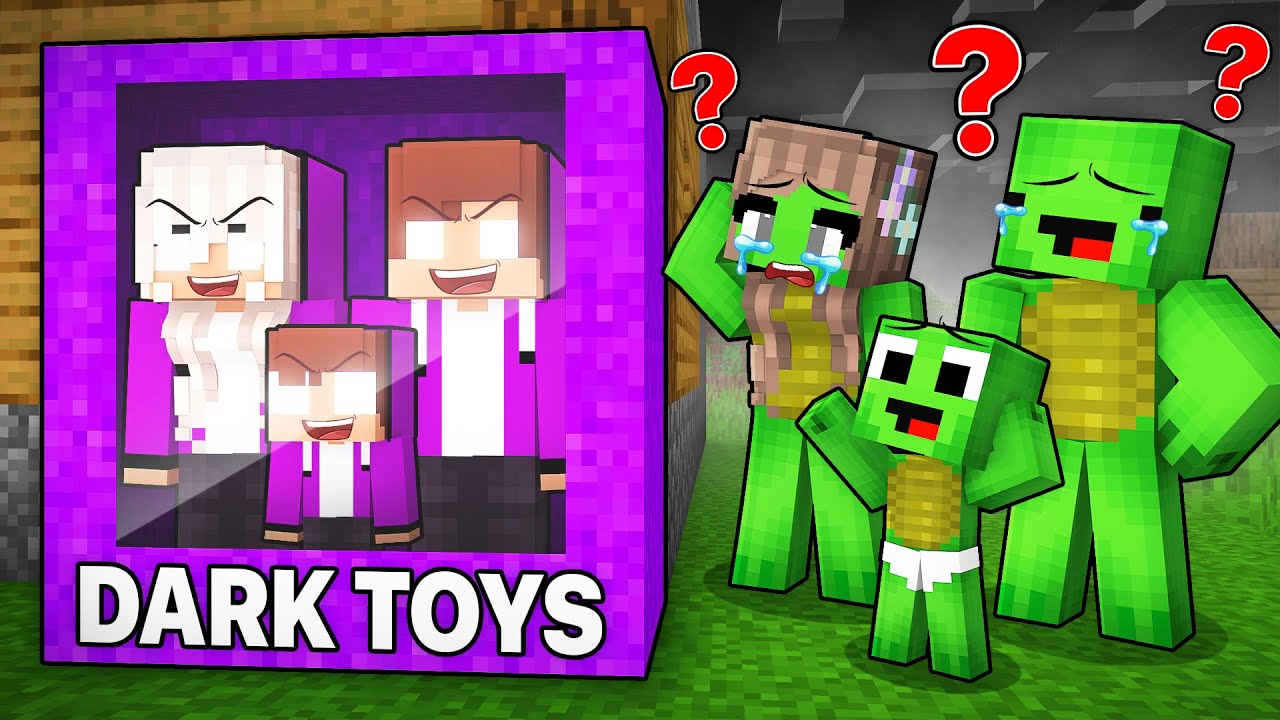 JJ Family Became DARK TOY to Prank Mikey Family in Minecraft (Maizen)