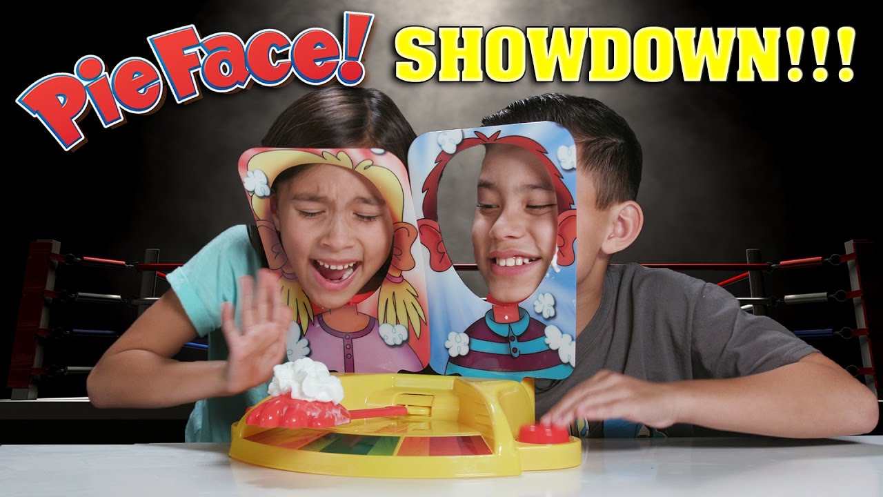 PIE FACE SHOWDOWN!!! Whipped Cream CHALLENGE!