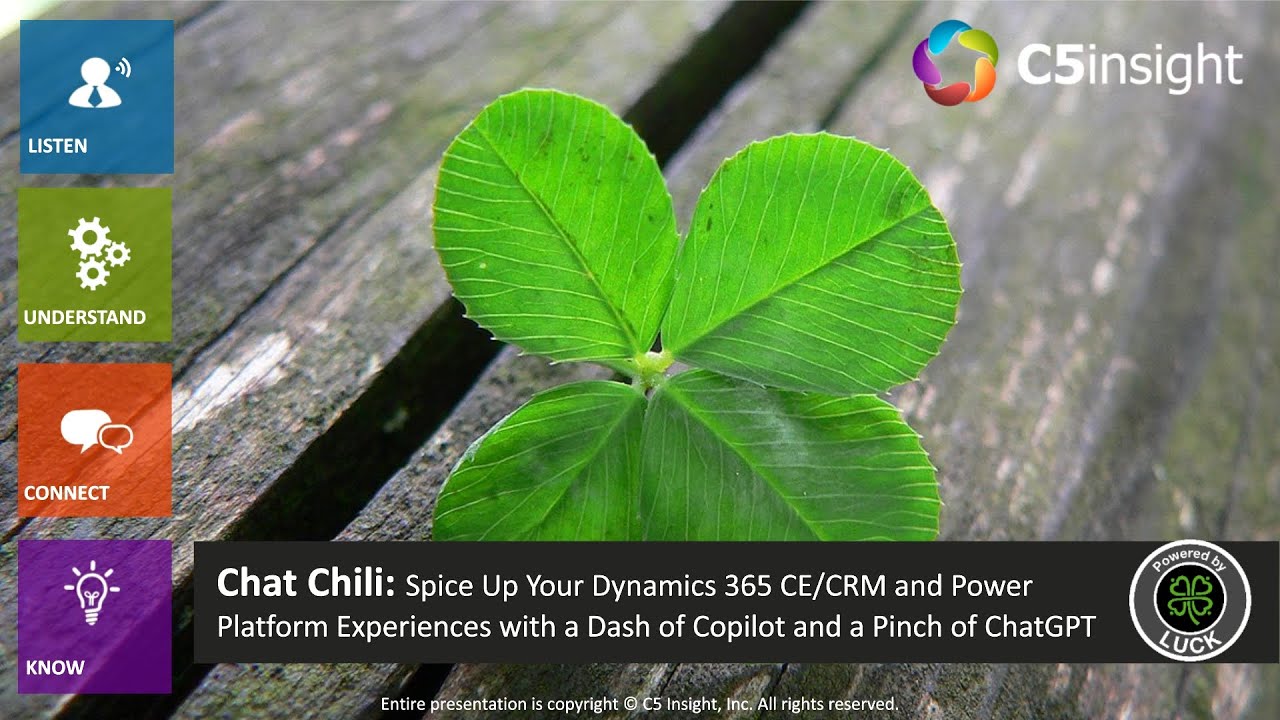 How to Spice Up Dynamics 365 CE/CRM & Power Platform with Microsoft Copilot & ChatGPT