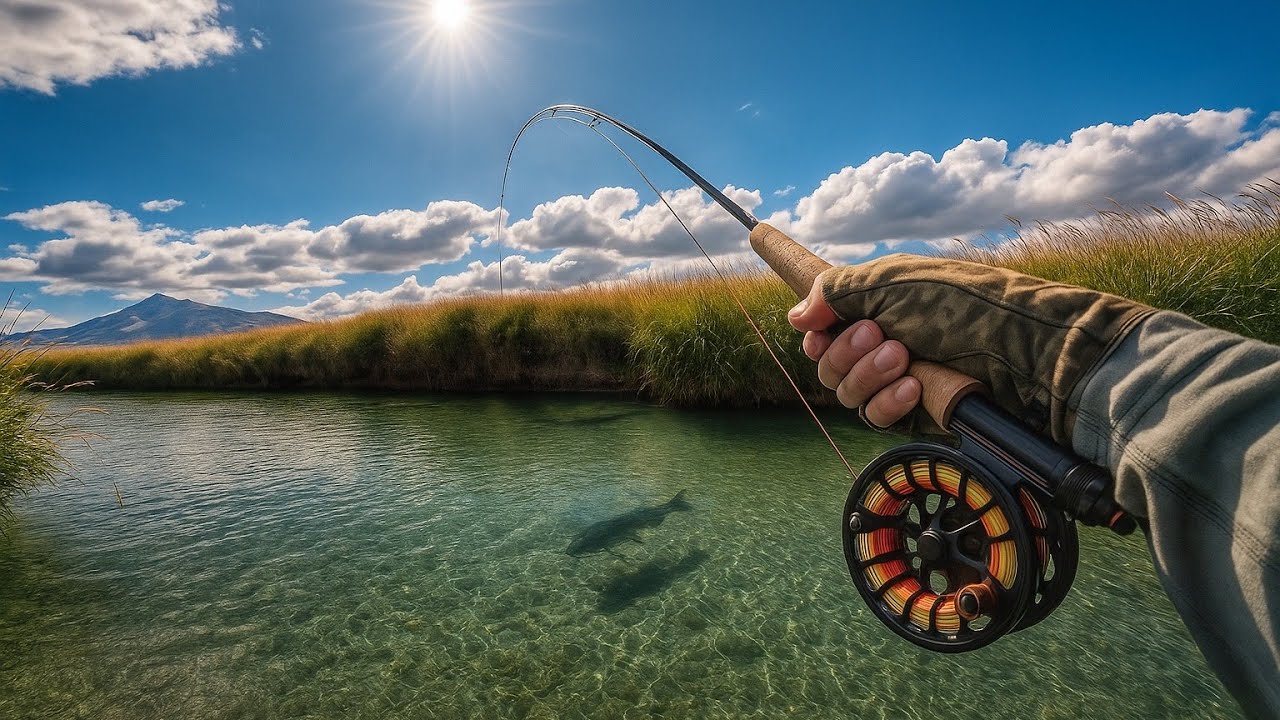 Fly Fishing Small Spring Creek For Large Brown Trout