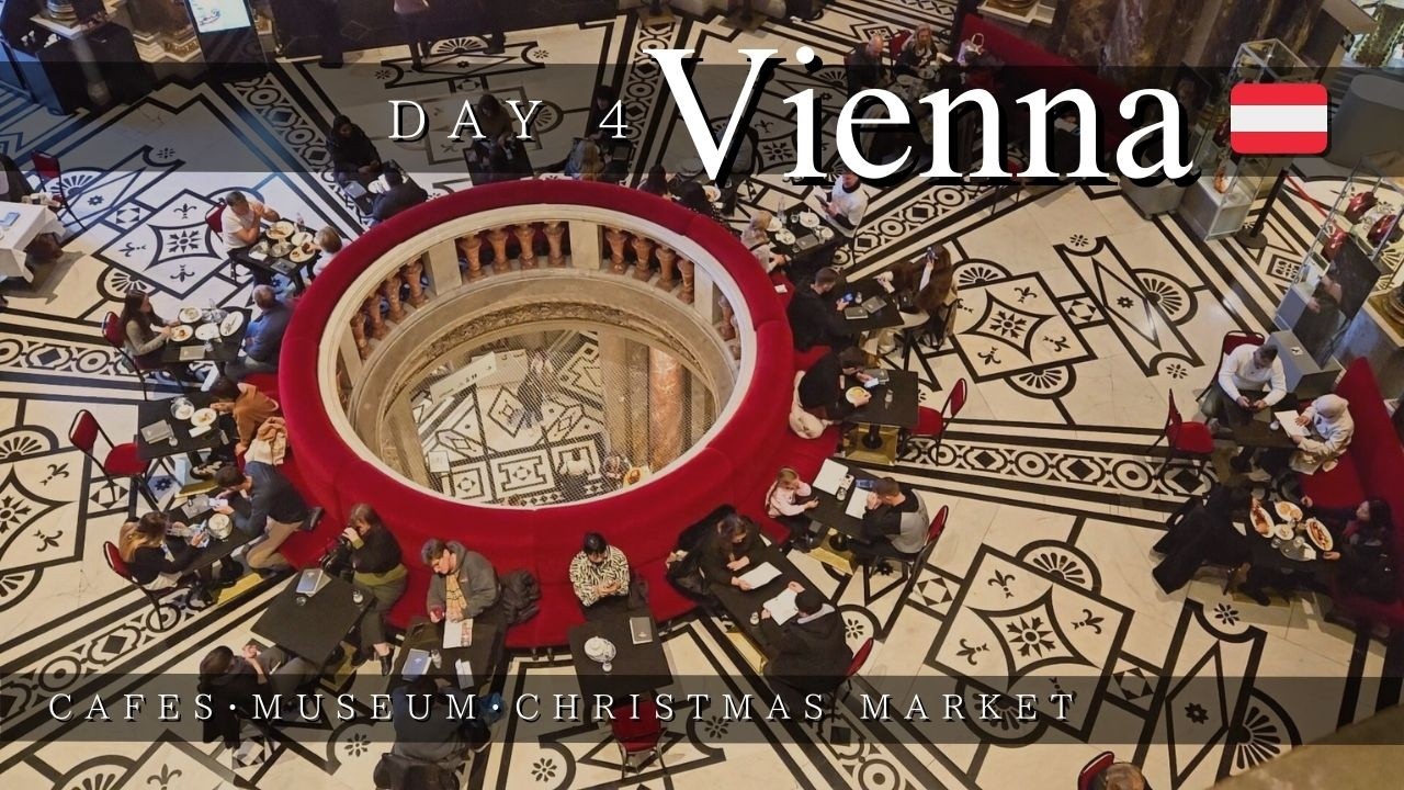 [ウィーン旅行vlog 🇦🇹] 世界一美しい美術館カフェとクリスマスマーケット | Vienna Travel Vlog 🇦🇹 Day 4