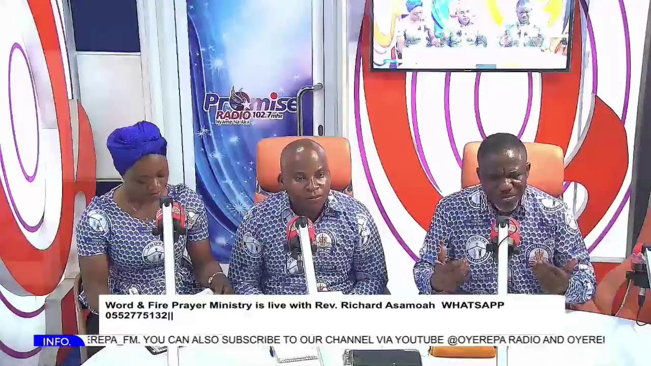 Word & Fire Prayer Ministry is live with Rev. Richard Asamoah WHATSAPP 0552775132||04-03-2026