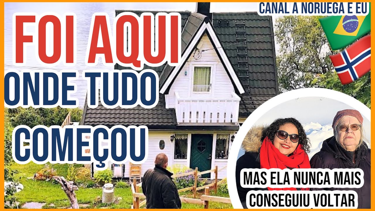 COMO  É O LUGAR QUE MINHA SOGRA NORUEGUESA NASCEU? 🇳🇴canal A Noruega e Eu 🇧🇷