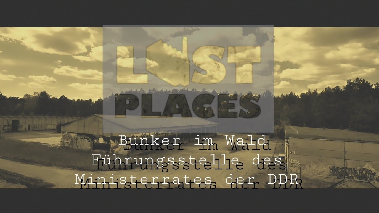DDR Führungsstelle des Ministerrates Lost Place Urbex 4K