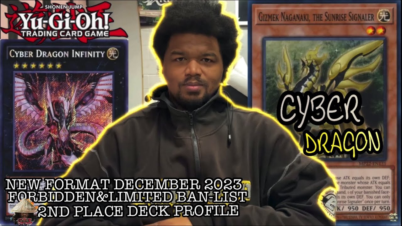 Yugioh new format December 2023 local's 2nd place deck profile-cyber dragon-Kyle Lewis