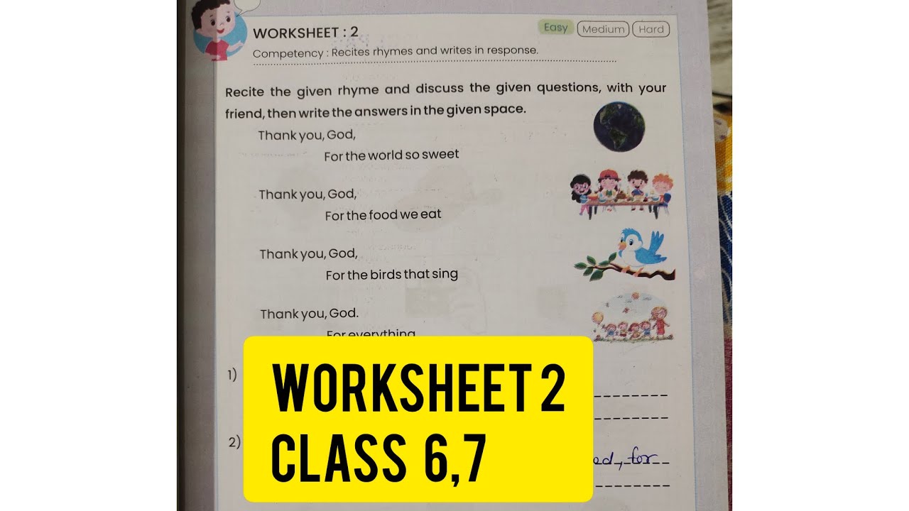 Worksheet 2 Class 6, 7 #worksheet #class6 #class7 #manishakinra #worksheet #workbook #workbook #w...