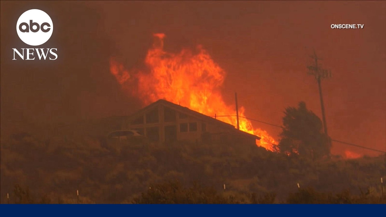 Thousands evacuated, homes destroyed as crews battle wildfire near Reno, NV