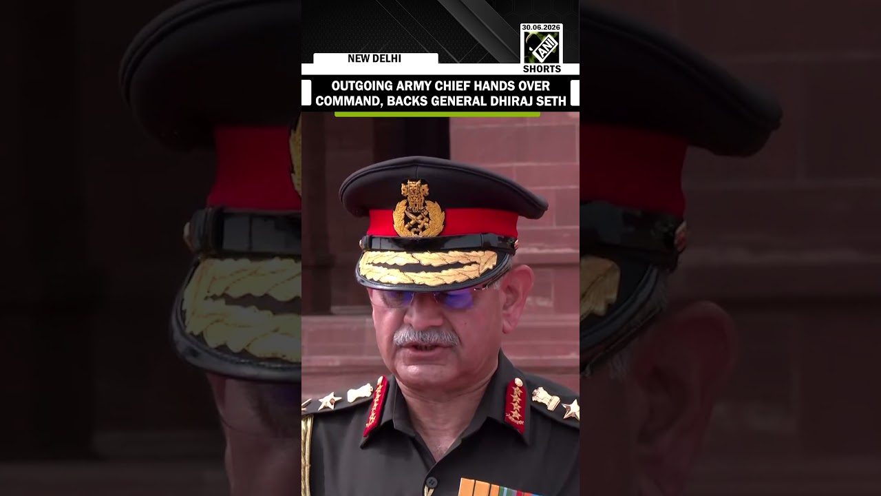 Outgoing Army Chief Upendra Dwivedi hands over command, backs General Dhiraj Seth