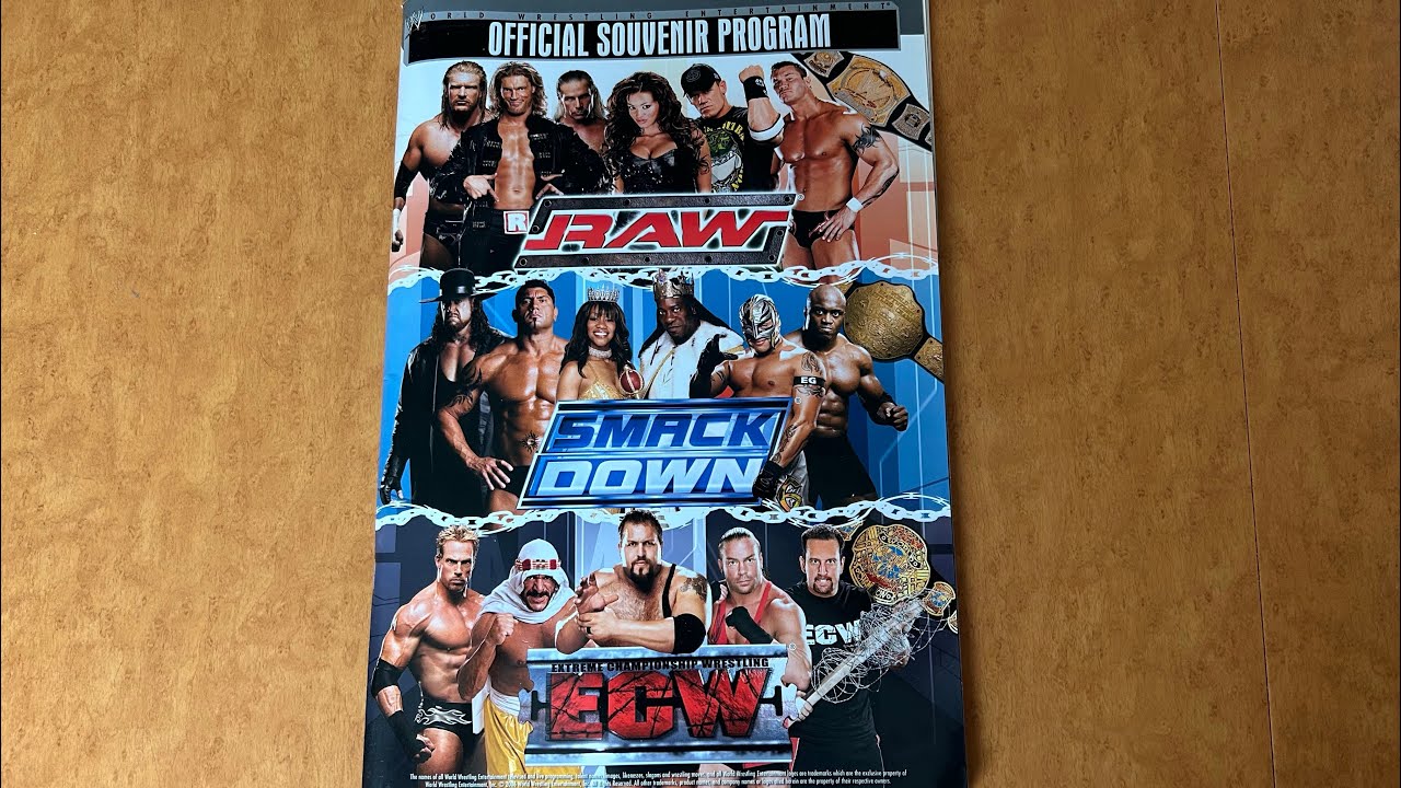 ASMR Reading a WWE Souvenir Program (2006 Issue)