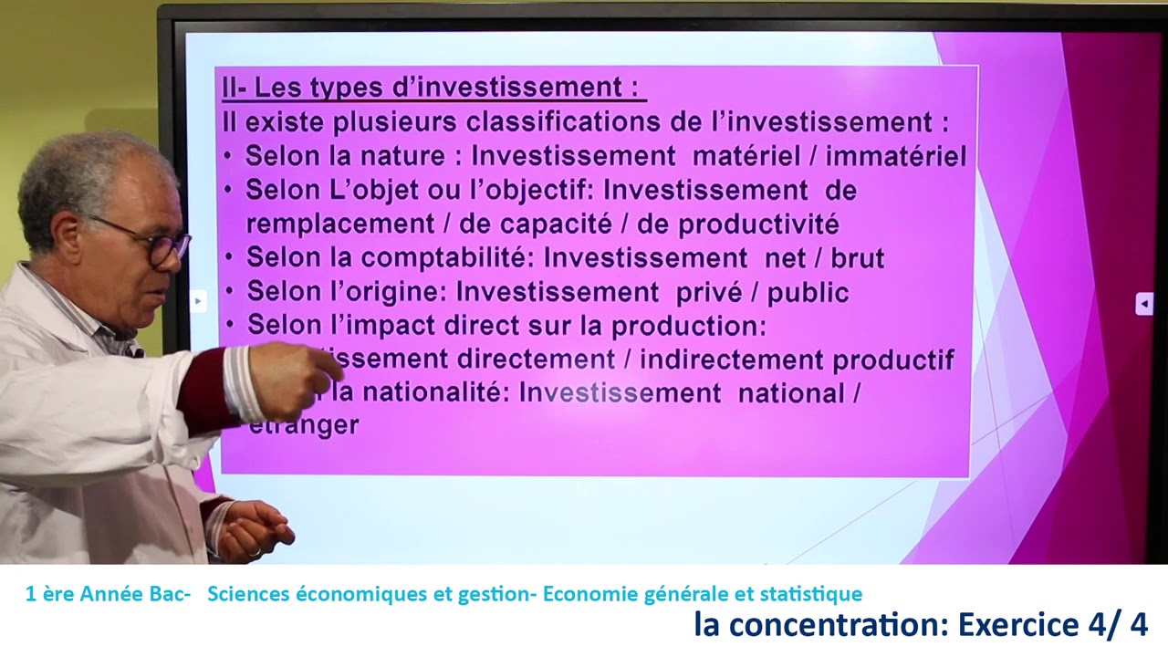 3ème  PARTIE :LES EMPLOIS DU REVENU : L’investissement 1