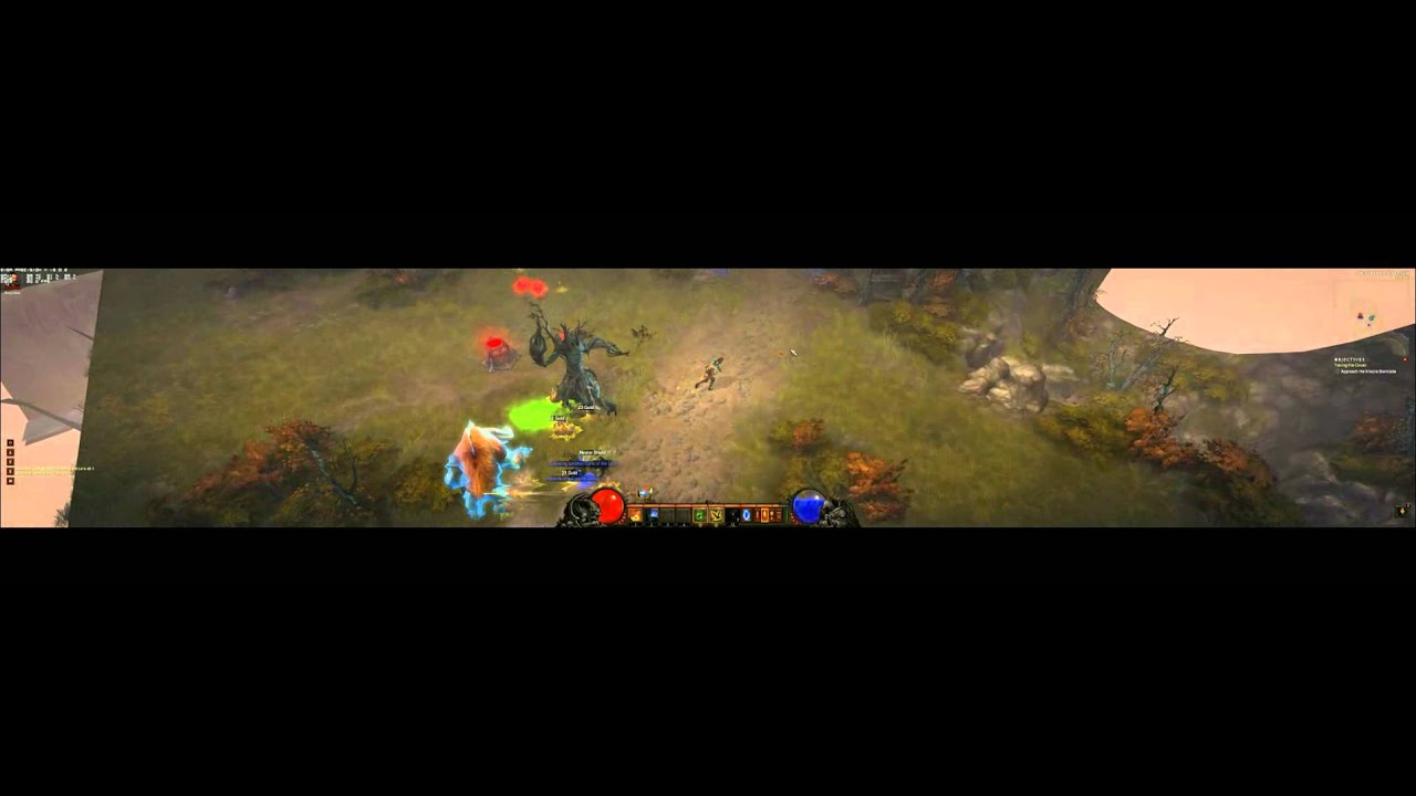 Diablo 3 (Witch Doctor Gameplay) - SLI GTX 680's - Triple Monitors Nvidia Surround (5)