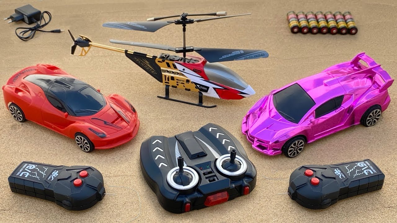 New Unboxing Radio Control RC Flying Helicopter with Rechargeable Light Car and Unboxing #helicopter
