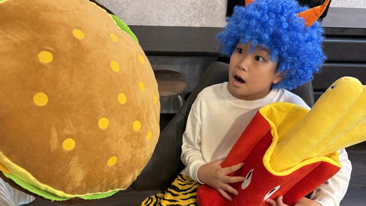 レオくんがマクドナルドのハンバーガーを作って配達してみた！Part5 レオスマイル