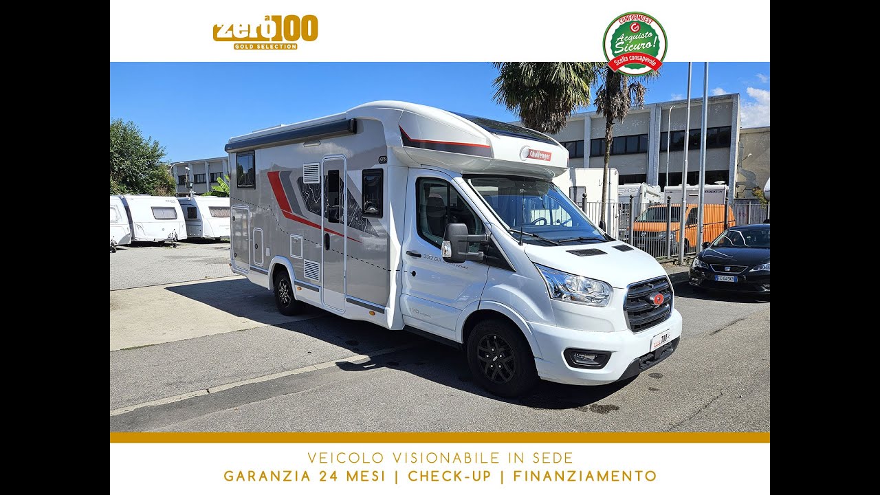 Camper semi-integrale Challenger 337GA Graphite Ultimate