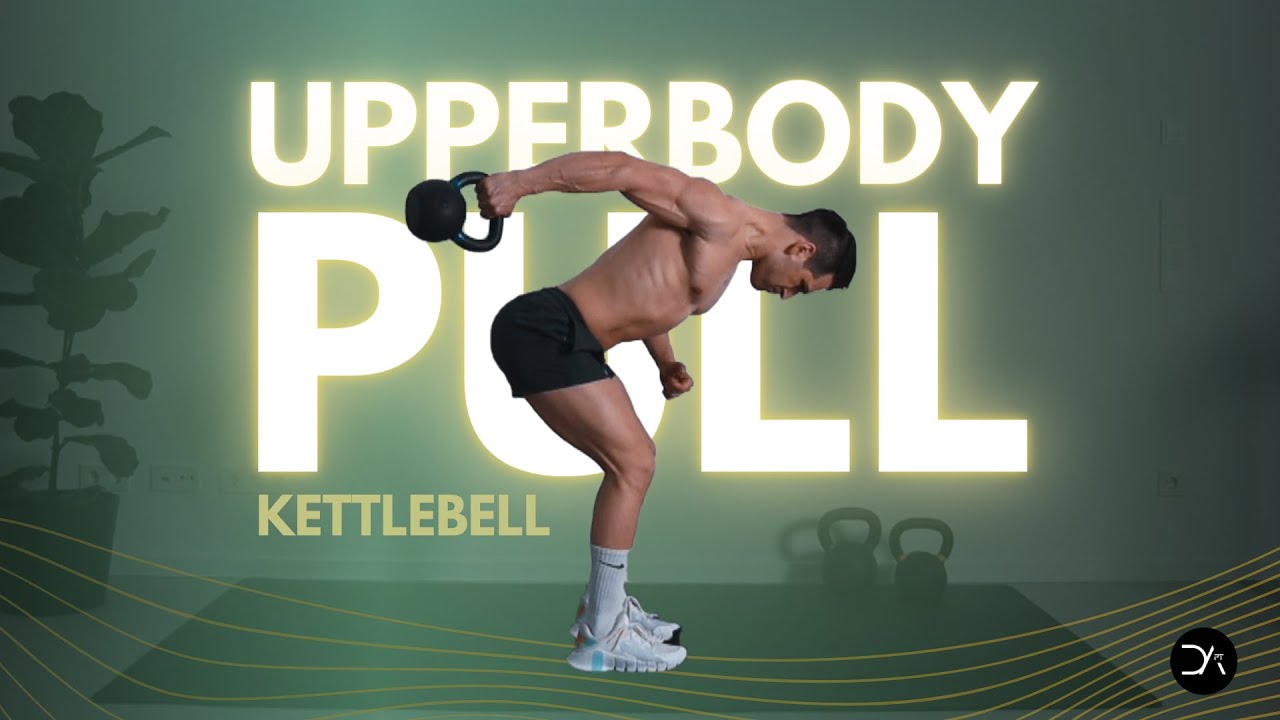 15 minute PULL UPPER BODY Kettlebell Workout ( Slow Paced Strength Routine🦾)