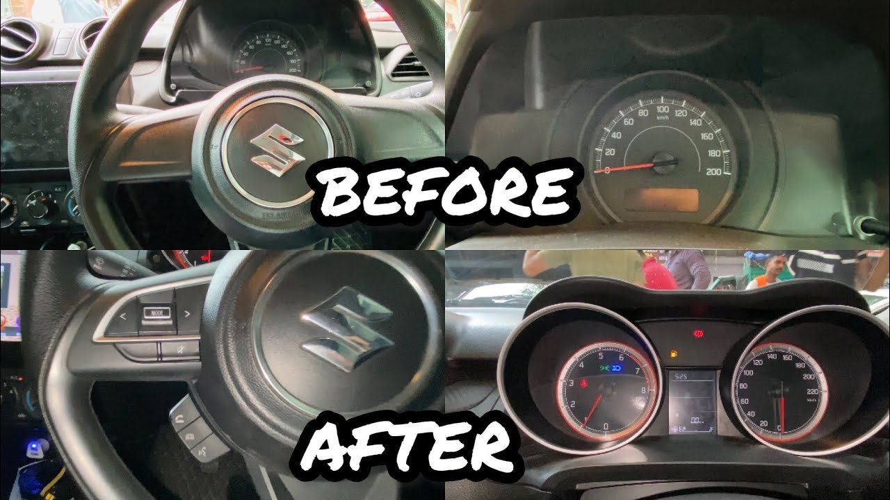 MY SWIFT SPEEDO METER CHANGE STYRING CONTROL CHANGE || NITIN CHAWDA