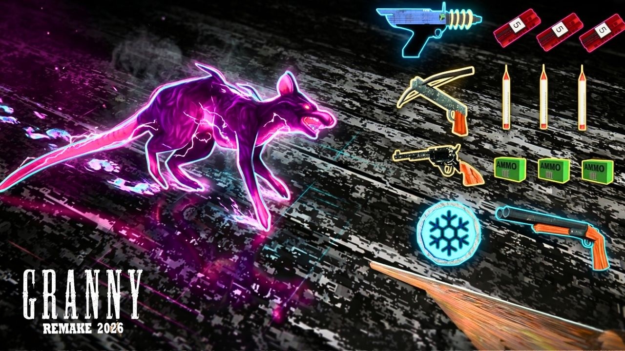 Using All Weapons On Evil Rat (PC) Granny Remake 2026 Gameplay