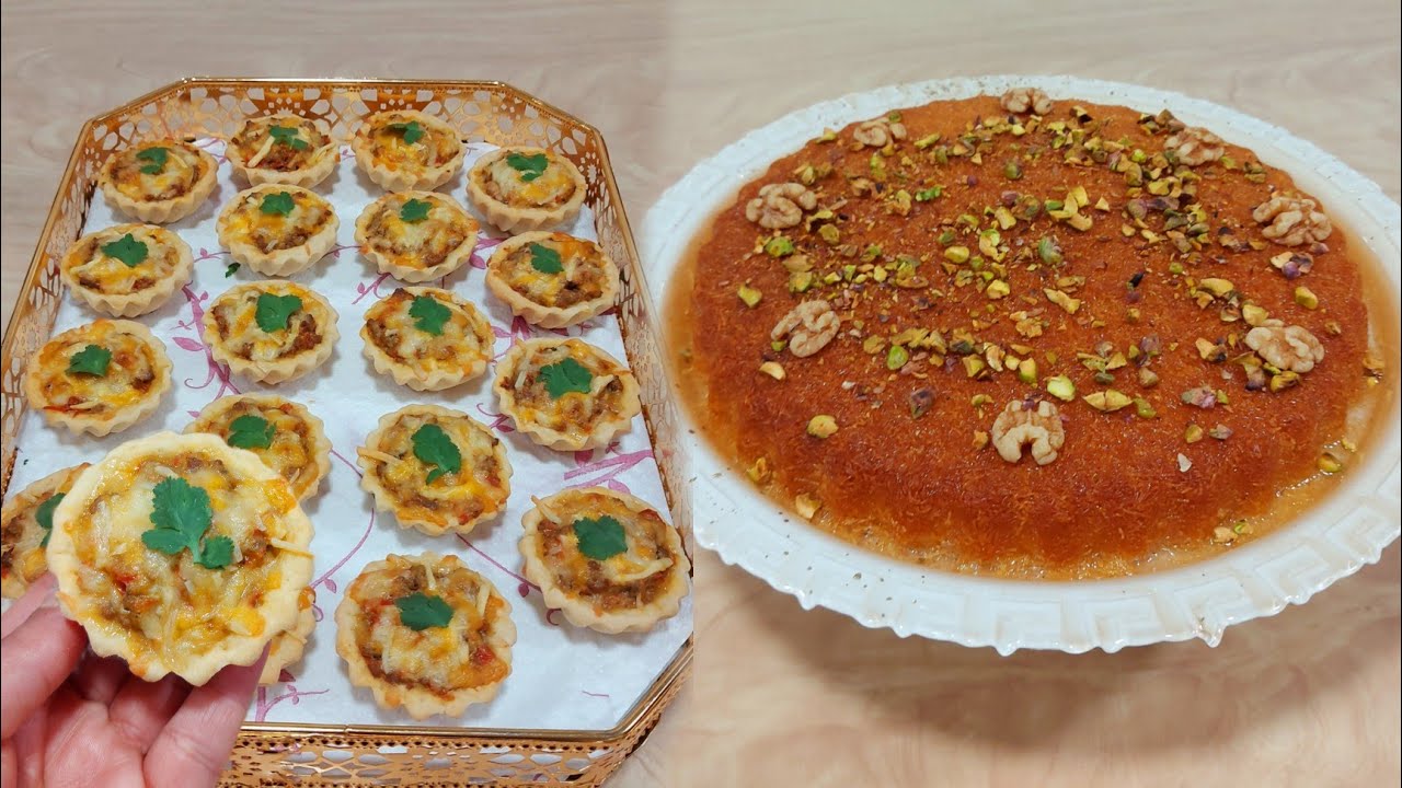 جبتهملك بأسهل طريقة 👌معشوقة الكل كنافة بالقشطة😋مع سر اللون الذهبي😉طاغتوليت مالحين بعجينة سحرية رووعة