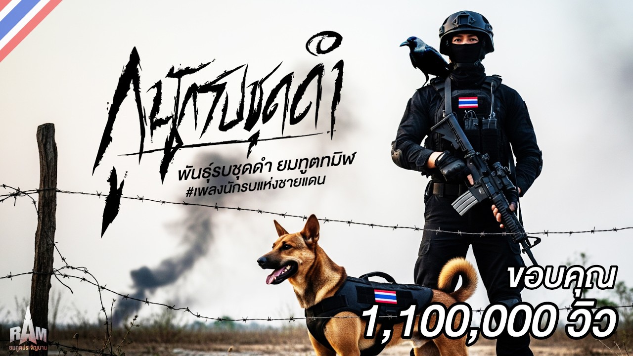 เพลง - กูนักรบชุดดำ (ทหารพราน) ยมทูตทมิฬ | RAM #เพลงเพราะ #ทหารไทย