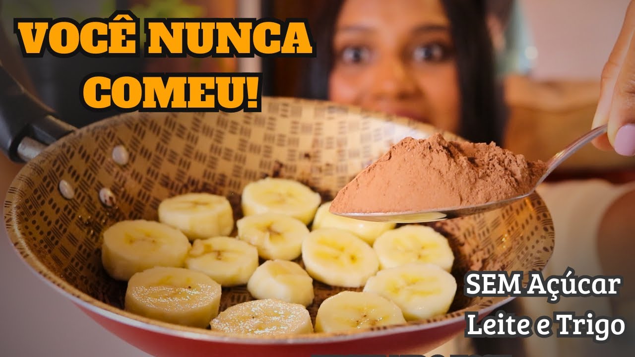 A Famosa Sobremesa SEM Forno, Açúcar, Leite e Trigo! Feita com 1 Ovo