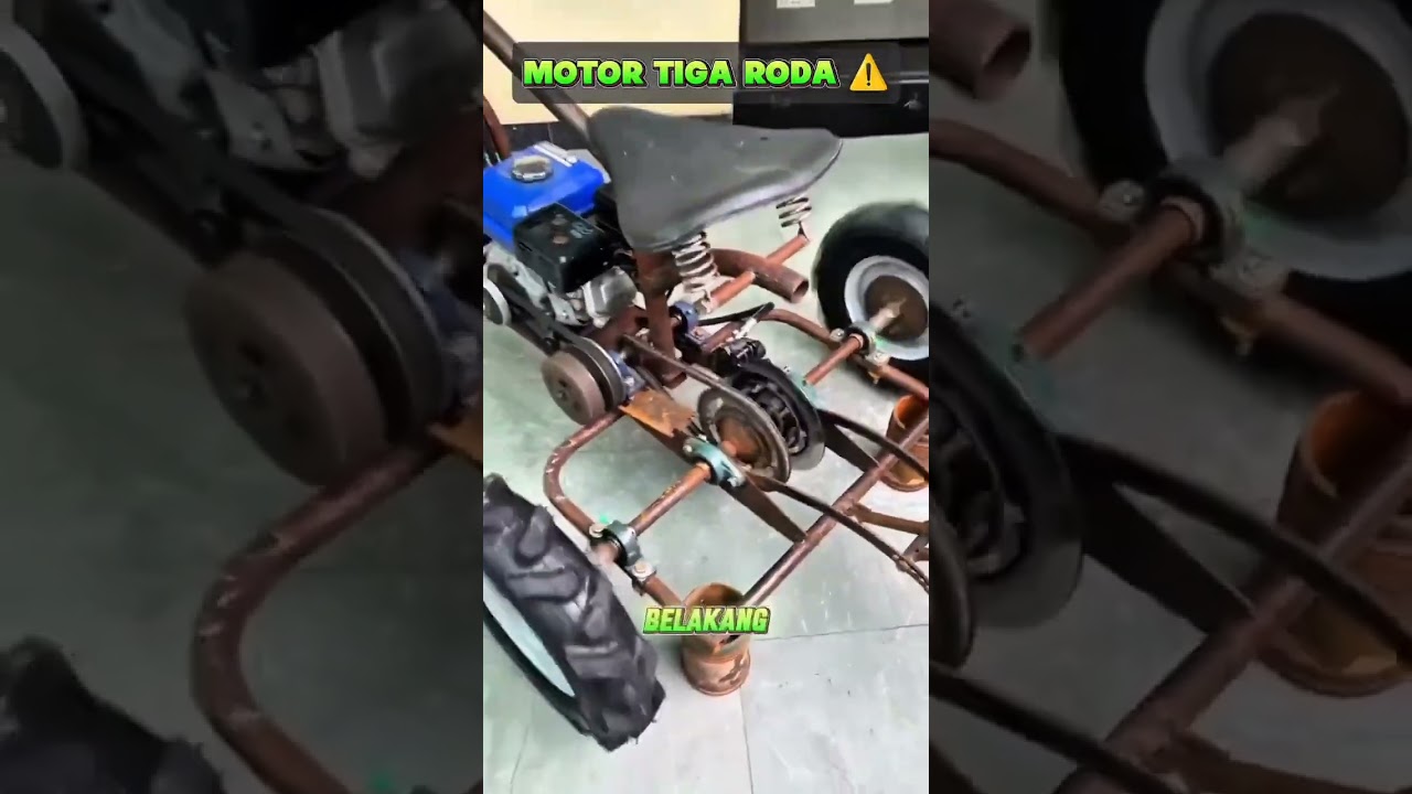 Modifikasi motor tiga roda #otomotif #modifikasi #custom #motorcustom #mesin #servis #bengkellas